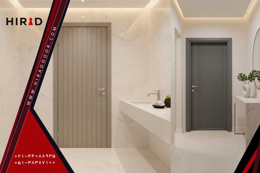 درب داخلی، درب اتاق و درب سرویسی، به رنگ بژ